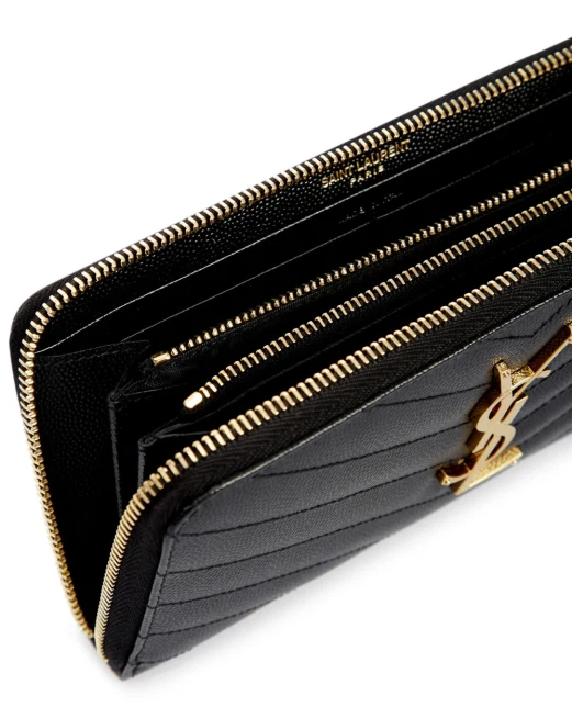 Saint Laurent Шкіряний гаманець Мonogram - Артикул: 358094-BOW01