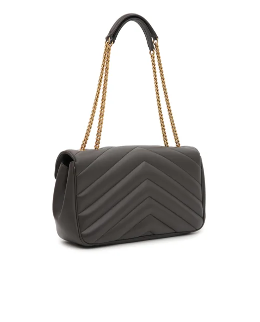 Saint Laurent Сумка Loulou Medium из кожи ягненка - Артикул: 801439-AAEAX