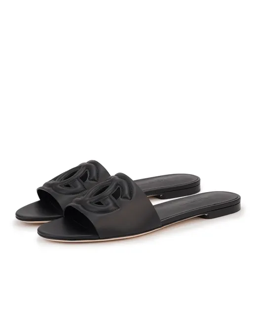 Dolce&Gabbana Кожаные мюли - Артикул: CQ0436-AY329