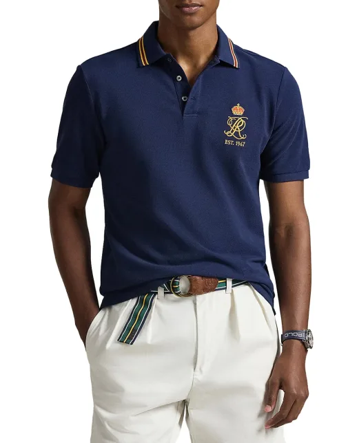 Polo Ralph Lauren Поло с вышивкой логотипа - Артикул: 710B14507002