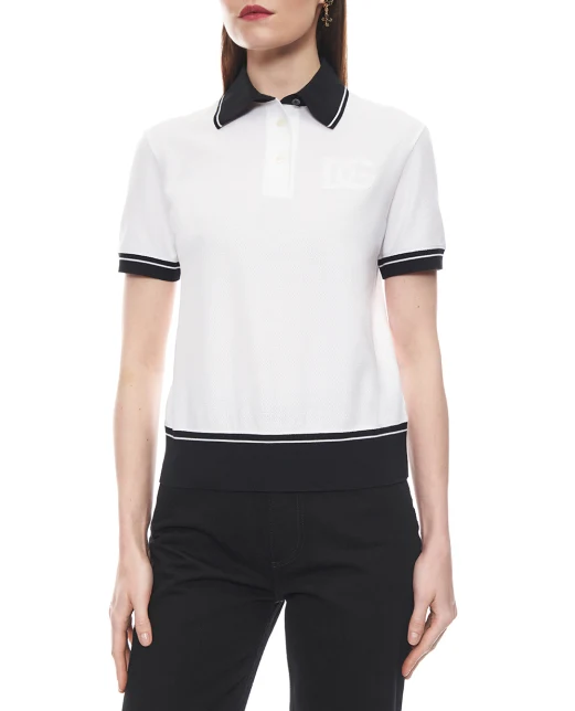 Dolce&Gabbana Поло з вишивкою - Артикул: F8V33Z-GDDMH