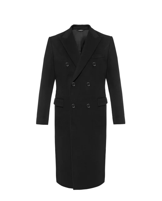 Dolce&Gabbana Пальто двубортное из шерсти и кашемира - Артикул: G052ZT-FU3QZ