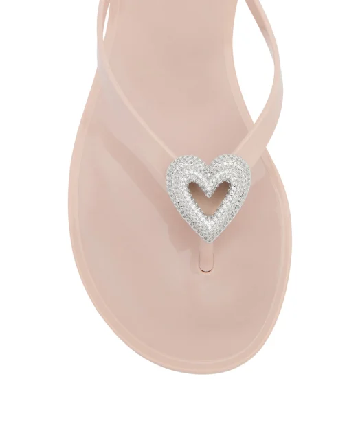 Mach&Mach Шльопанці Double Heart - Артикул: SS26-S0888-05-GUM-NUD