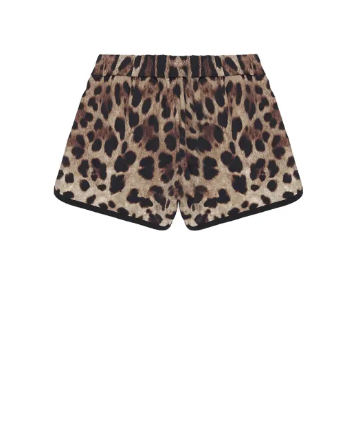 Dolce&Gabbana Дитячі шорти з леопардовим принтом - Артикул: L5J845-ONO11-S