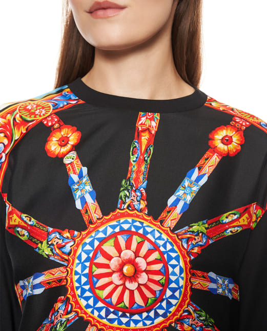 Dolce&Gabbana Футболка з принтом Carretto - Артикул: F8W13T-GDDVP