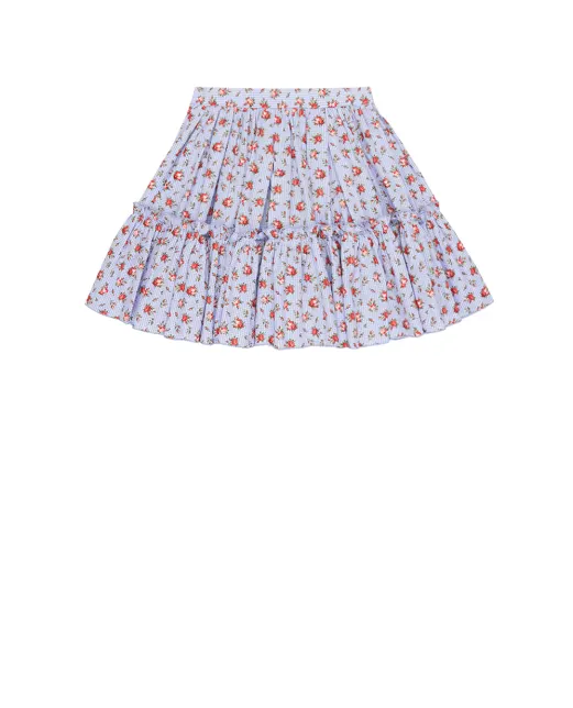 Dolce&Gabbana Детская юбка в цветочном принте - Артикул: L55I82-HS5UL-S
