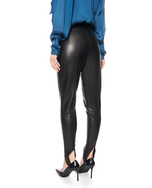 Balmain Шкіряні легінси - Артикул: PA0000000005