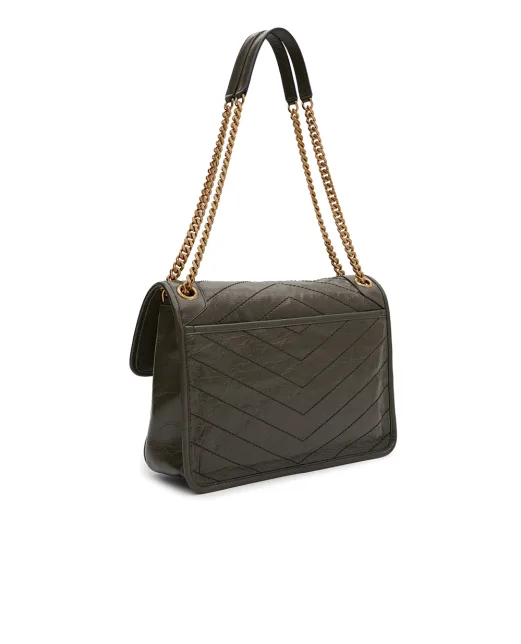Saint Laurent Сумка NIKI Medium із телячої шкіри - Артикул: 633184-0EN07