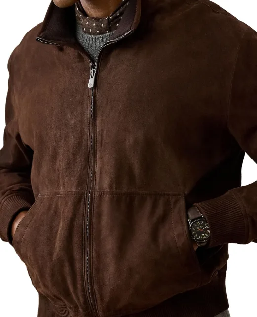 Ralph Lauren Purple Label Куртка из замши ягненка - Артикул: 790P07888001