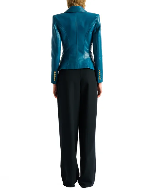 Balmain Жакет з овечої шкіри - Артикул: HF1SG187LE35