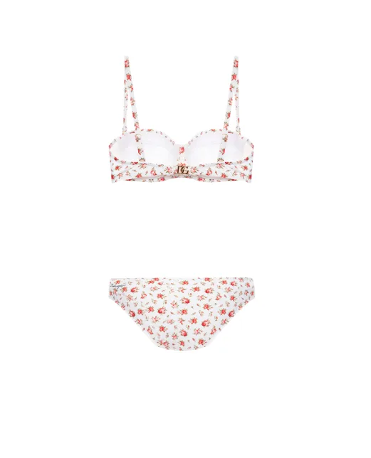 Dolce&Gabbana Купальник із квітковим принтом - Артикул: O8A17J-ON0D1