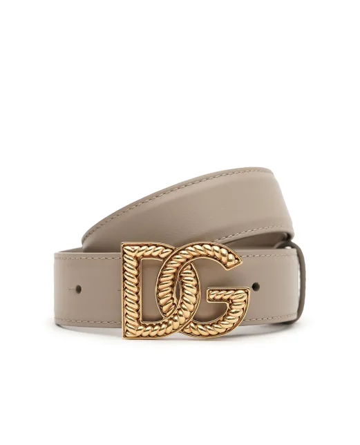 Dolce&Gabbana Ремінь Рlonge зі шкіри - Артикул: BE1663-A9S25