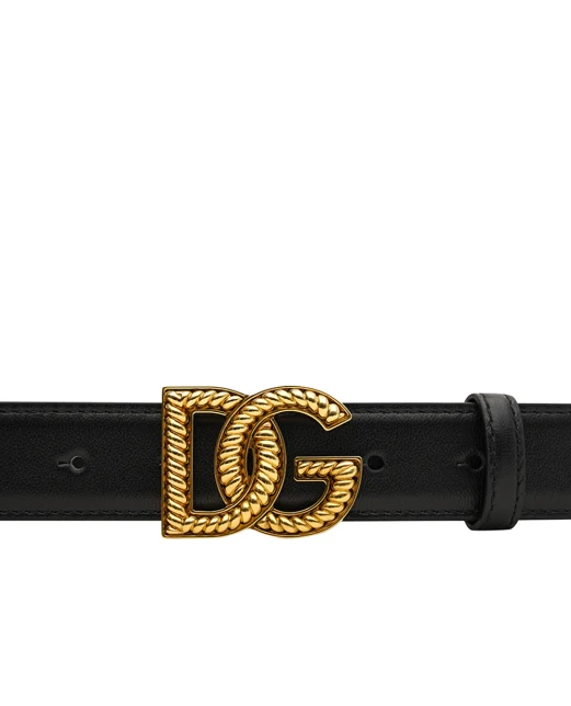 Dolce&Gabbana Ремінь Рlonge зі шкіри - Артикул: BE1663-AV956