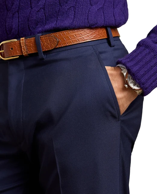 Ralph Lauren Purple Label Брюки Gregory из шерсти - Артикул: 798727752002