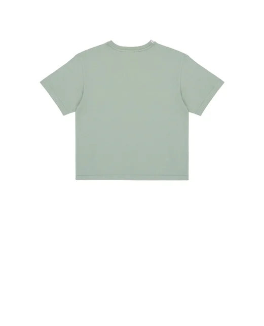 Dolce&Gabbana Детская футболка с вышивкой DG - Артикул: L4JTHV-G7PRR-S