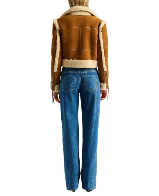 Balmain Куртка-косуха з овчини - Артикул: HF1TD245LE42
