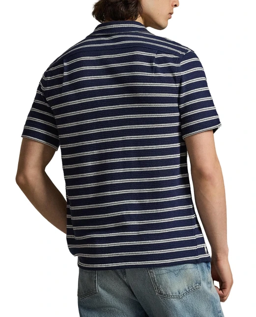Polo Ralph Lauren Рубашка в полоску с коротким рукавом - Артикул: 710A13005002