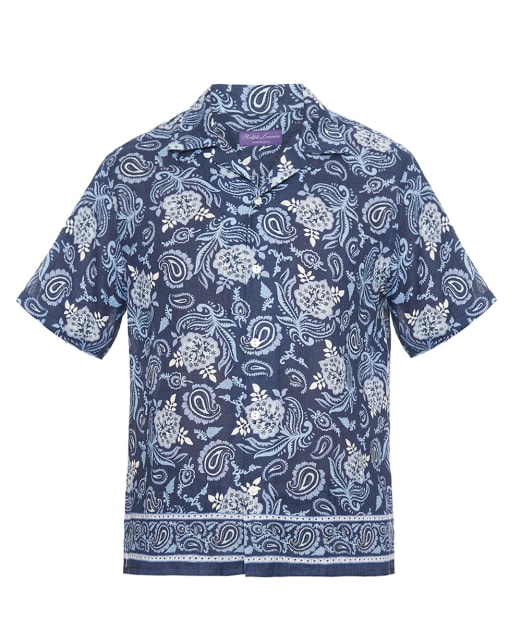 Ralph Lauren Purple Label Льняная рубашка - Артикул: 790964242001