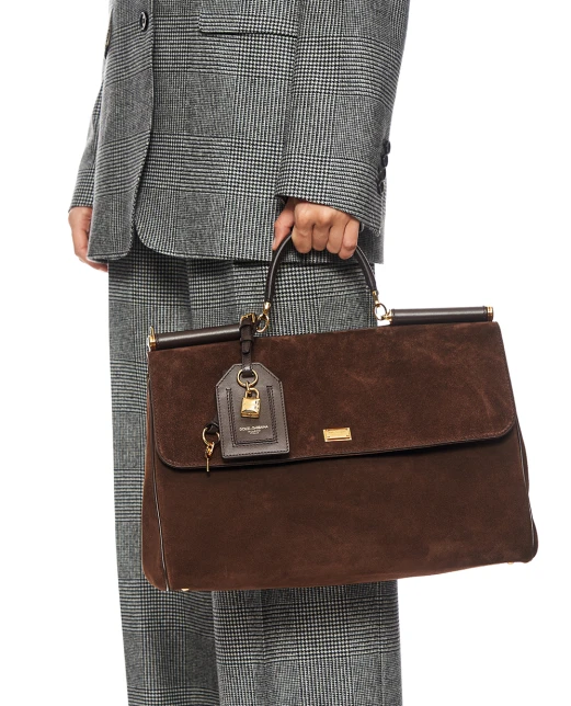 Dolce&Gabbana Сумка My Sicily из телячьей замши - Артикул: BB7814-BO903