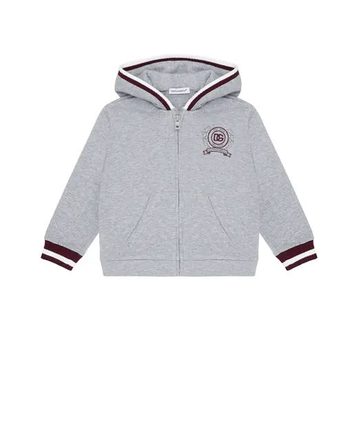 Dolce&Gabbana Детская спортивная толстовка с капюшоном (костюм) - Артикул: L1JWNK-G7PVB