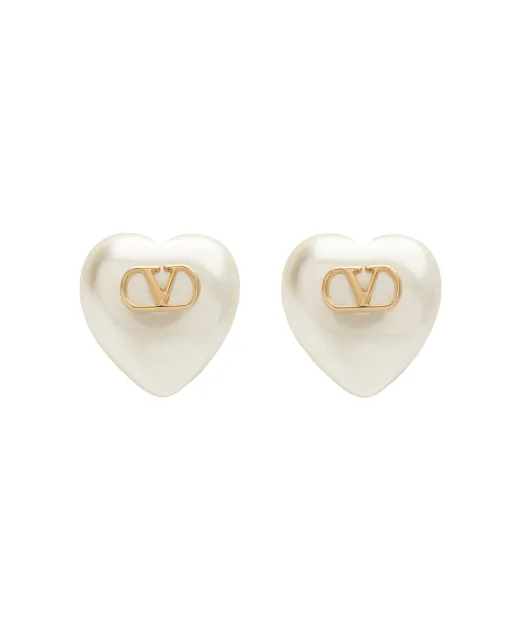 Valentino Серьги VLogo из жемчуга - Артикул: 9W2J0BM2UXM