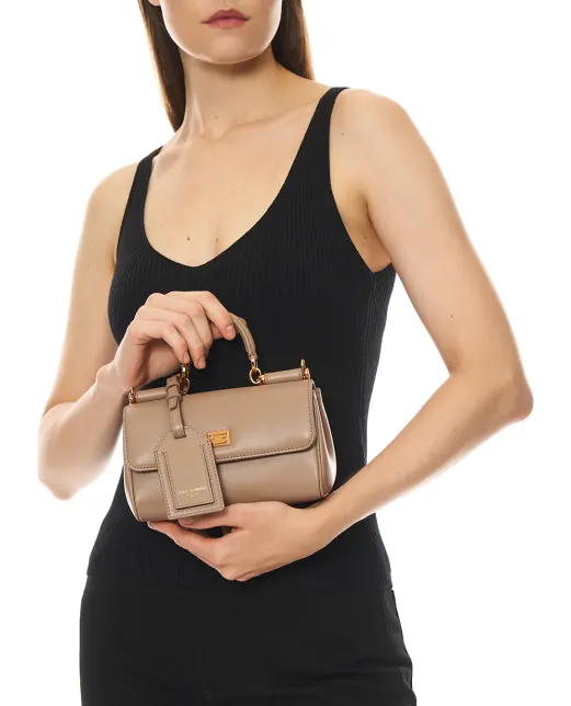 Dolce&Gabbana Сумка My Sicily Small из телячьей кожи - Артикул: BB7864-B7321