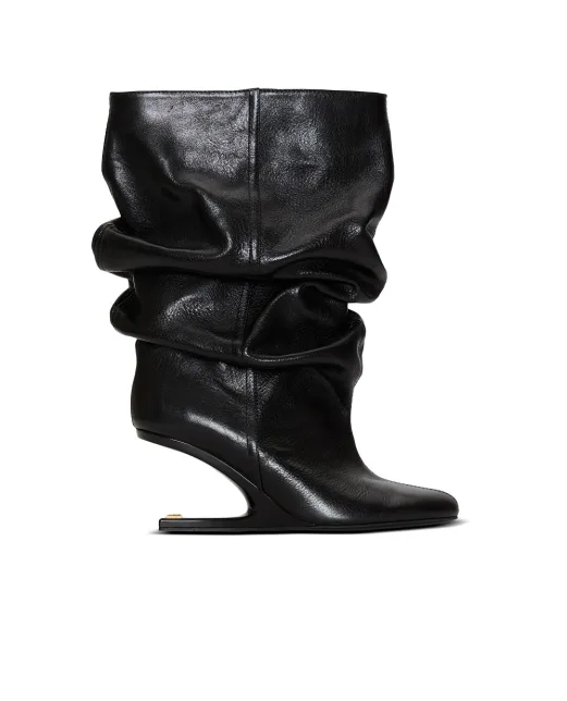 Balmain Ботильоны из телячьей кожи - Артикул: HN1TA263LSDX
