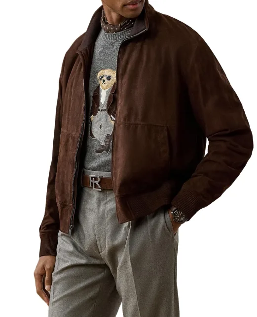 Ralph Lauren Purple Label Куртка из замши ягненка - Артикул: 790P07888001
