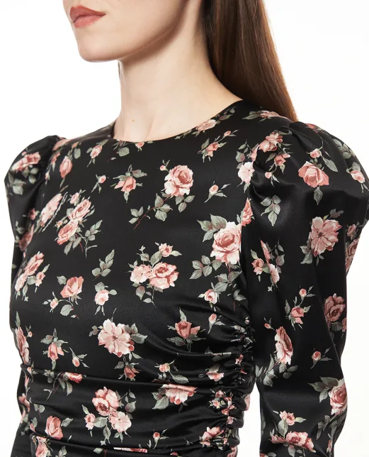 Dolce&Gabbana Сукня з принтом із шовку - Артикул: F60G3T-FSA8H