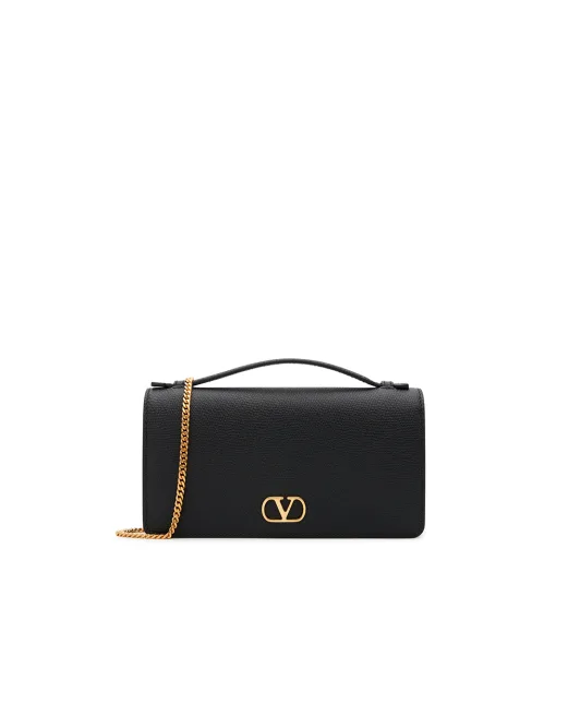 Valentino Клатч VLogo Signature из телячьей кожи - Артикул: 9W2P0AU1SNP