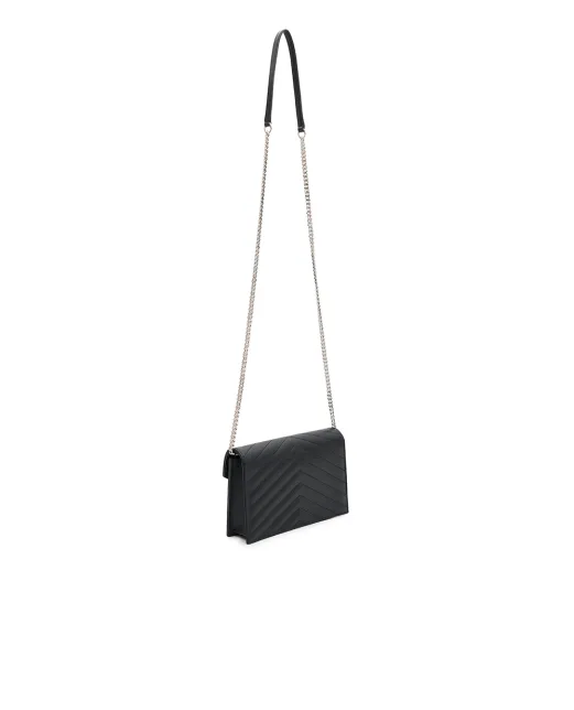 Saint Laurent Сумка-конверт Cassandre из телячьей кожи - Артикул: 857605-BOW02