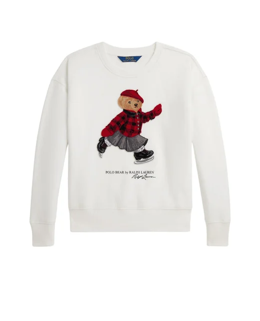 Polo Ralph Lauren Детский свитшот Polo Bear из флиса - Артикул: 313981087001