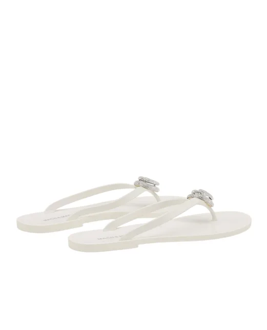 Mach&Mach Шльопанці Double Heart - Артикул: SS26-S0888-05-GUM-WHT