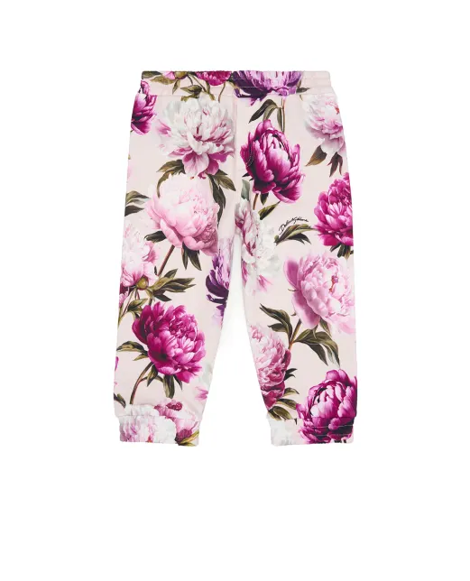 Dolce&Gabbana Дитячі штани з квітковим принтом (костюм) - Артикул: L2JPIO-G7QWQ