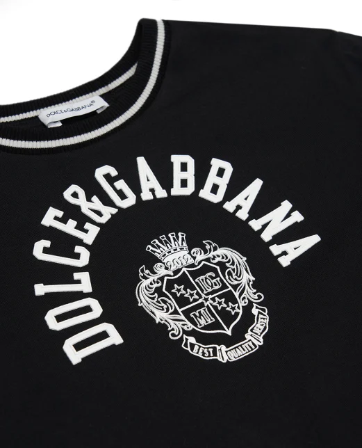 Dolce&Gabbana Детская футболка с принтом - Артикул: L4JTHV-G7PTO-S
