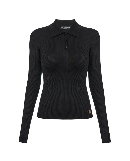 Dolce&Gabbana Сорочка-поло із кашеміру - Артикул: FXZ27T-JBW0G