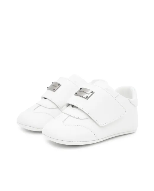 Dolce&Gabbana Детские кроссовки из овечьей кожи - Артикул: DK0147-A1850