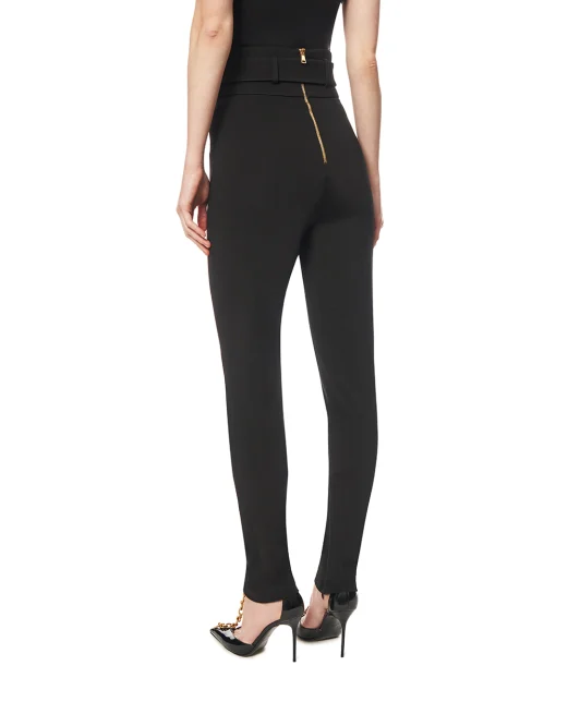 Balmain Еластичні штани з поясом - Артикул: GF1PL024JL05