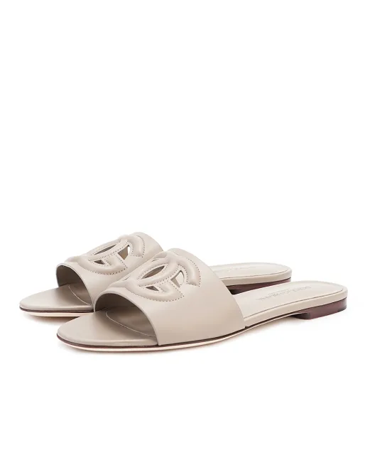 Dolce&Gabbana Кожаные мюли - Артикул: CQ0436-AY329