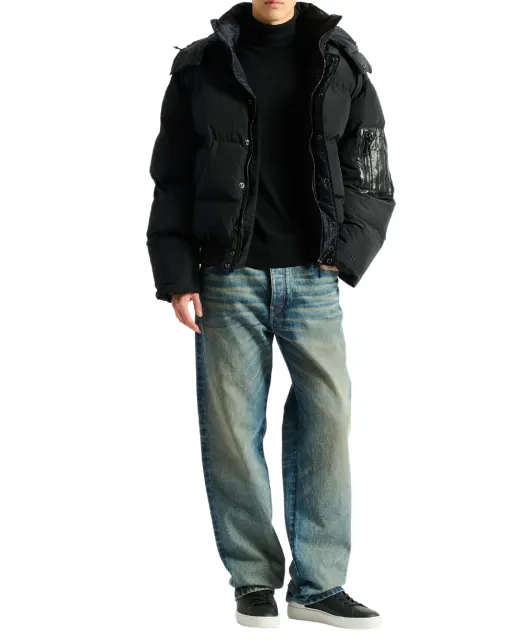 Balmain Пуховик с капюшоном - Артикул: HH1TP190XM28