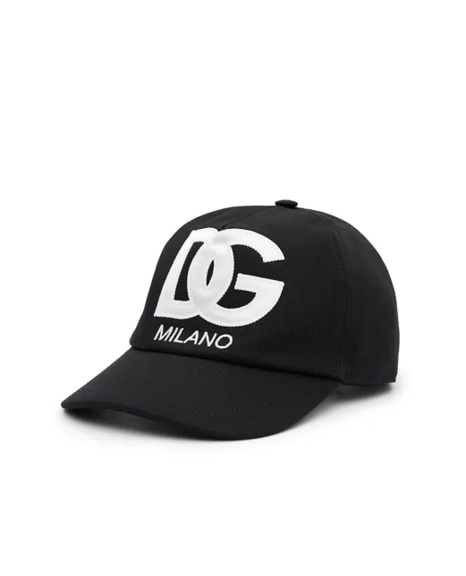Dolce&Gabbana Детская кепка с логотипом DG - Артикул: LB4H80-G7KN0