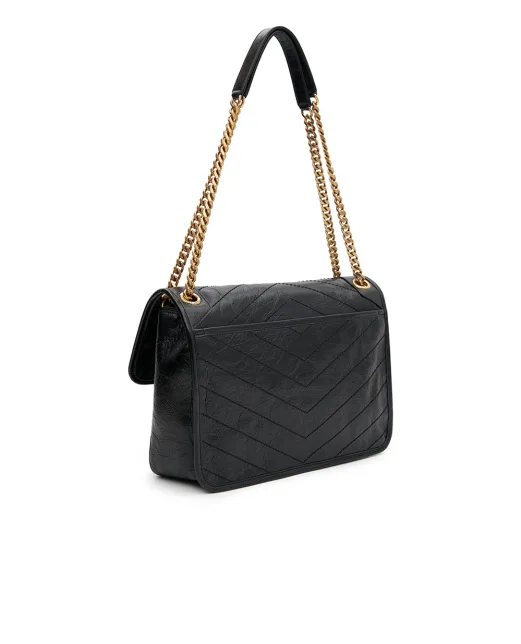 Saint Laurent Сумка Niki Medium з телячої шкіри - Артикул: 633184-0EN07