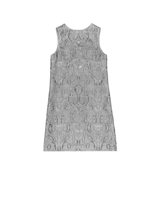 Dolce&Gabbana Детское платье из жаккарда - Артикул: L54DP2-HJMQW-S