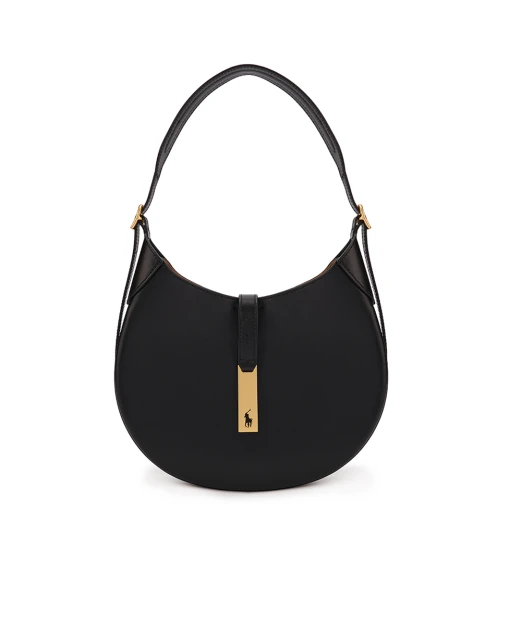 Polo Ralph Lauren Кожаная сумка Polo ID Shoulder Bag Small - Артикул: 428944017001