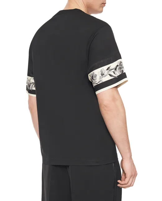 Dolce&Gabbana Футболка из хлопка и шелка с принтом - Артикул: G8SB2T-G7PZJ