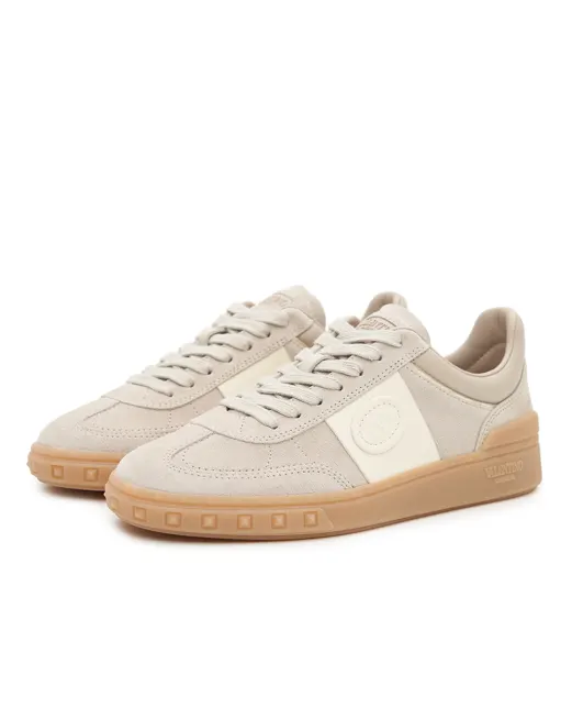 Valentino Кроссовки Upvillage Crosta из телячьей замши - Артикул: 9W2S0IL9FVU