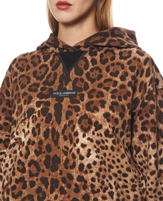 Dolce&Gabbana Худи в леопардовом принте (костюм) - Артикул: F9U48T-FS785