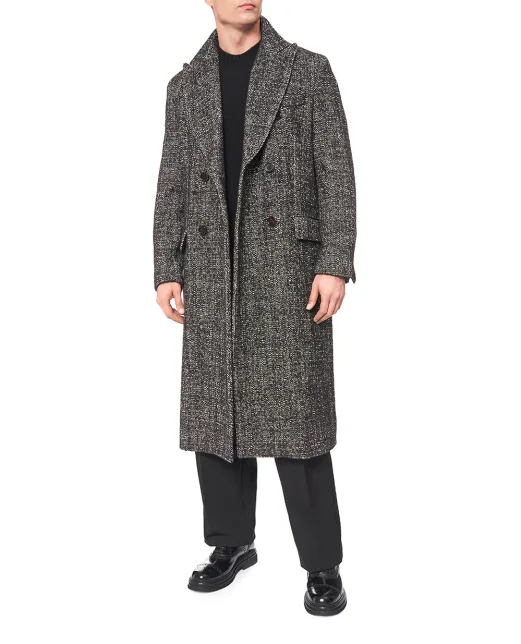 Dolce&Gabbana Пальто двубортное из шерсти - Артикул: G050LT-FMZAQ