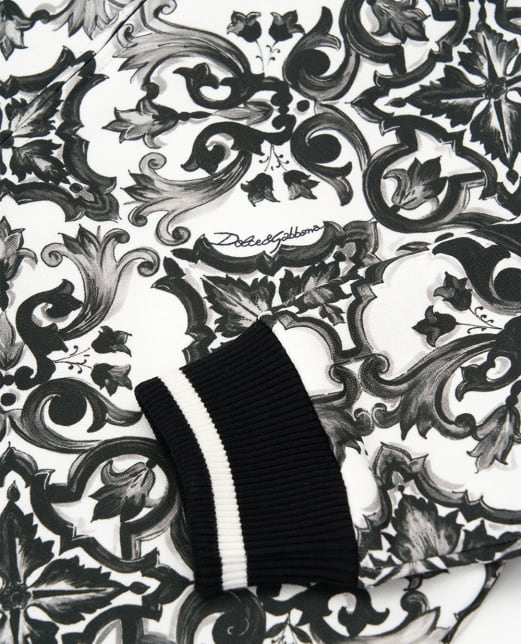 Dolce&Gabbana Детская толстовка с принтом майолика - Артикул: L4JWKG-II7HR-S