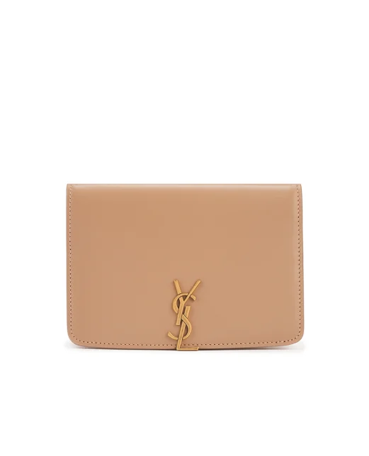 Saint Laurent Кожаная обложка для документов - Артикул: 821885-0SX0W